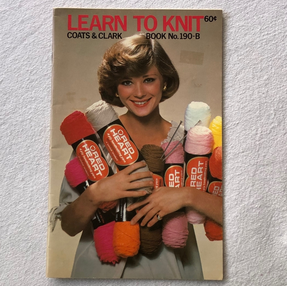 Vintage Learn to Knit Book